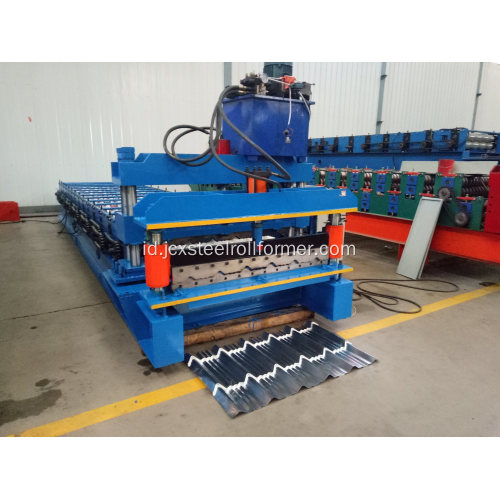 Galvanis Aluminium Metal Roof Tile Roll Forming Machine